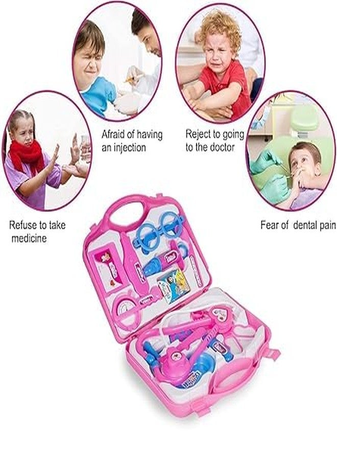 BIGfun TOYS S.S.C. Doctor Play Set with Foldable Suitcase Set Toy Game Kit, Pretend Play Medical Accessories Toy Set for Kids boy and Girls ( Multicolor ) - Image 5